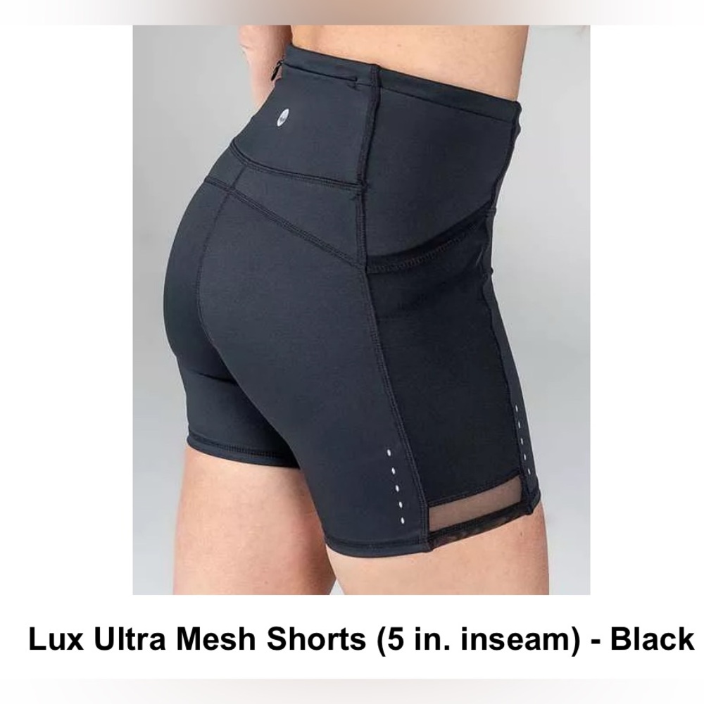 Senita Lux Ultra Mesh Women's Shorts - Black